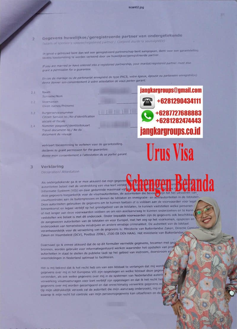 Contoh Surat Penjamin Visa Schengen Belanda2