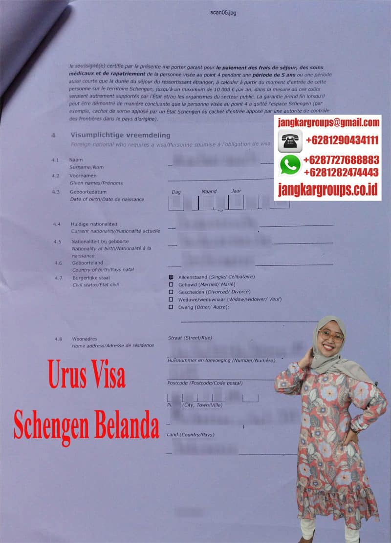 Contoh Surat Penjamin Visa Schengen Belanda5