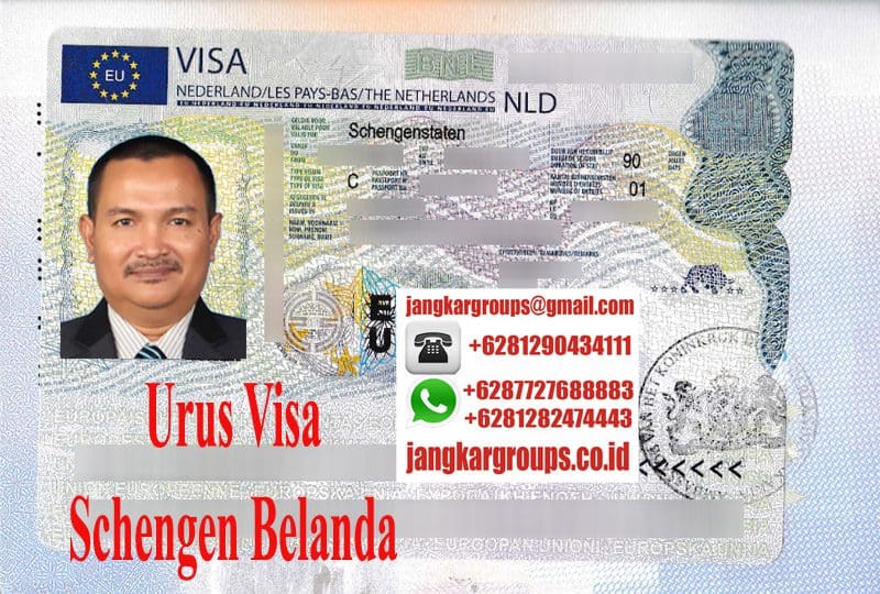 Contoh Visa Schengen Belanda