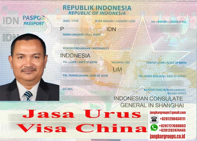Contoh Paspor KBRI China