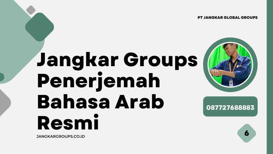 Jangkar Groups Penerjemah Bahasa Arab Resmi