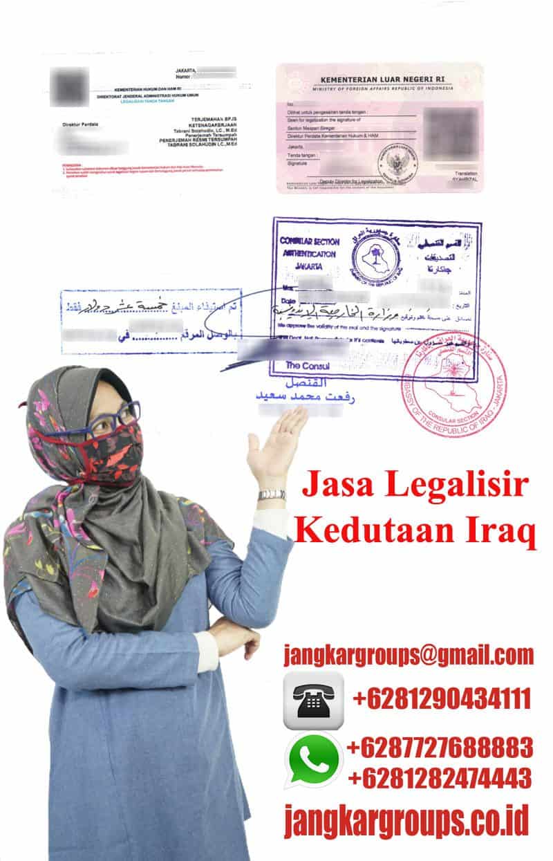 Jasa Legalisir Kedutaan Iraq