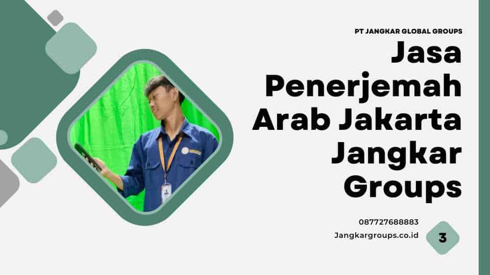 Jasa Penerjemah Arab Jakarta Jangkar Groups