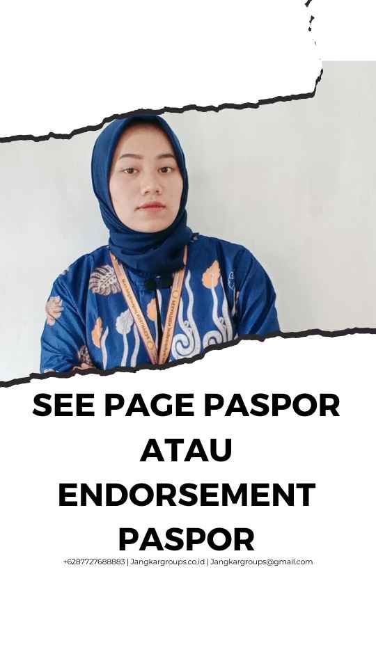 See Page Paspor Atau Endorsement Paspor