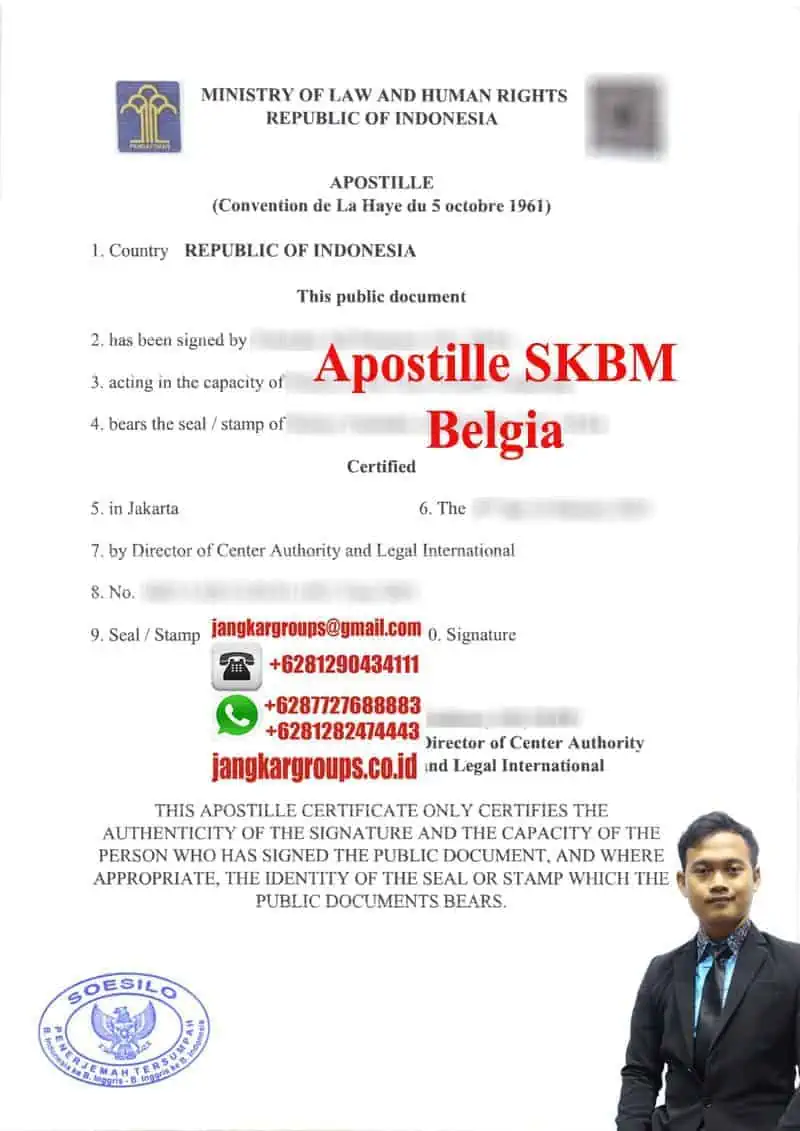 Translate Apostille SKBM Belgia