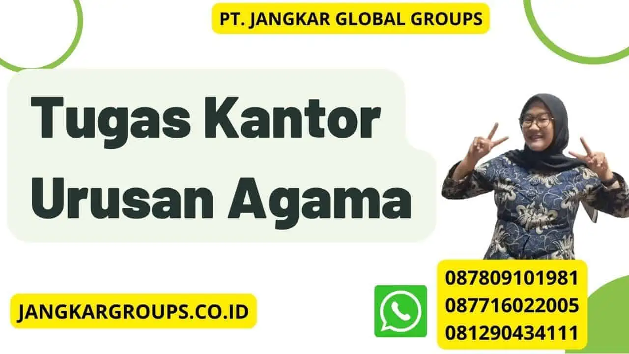 Tugas Kantor Urusan Agama