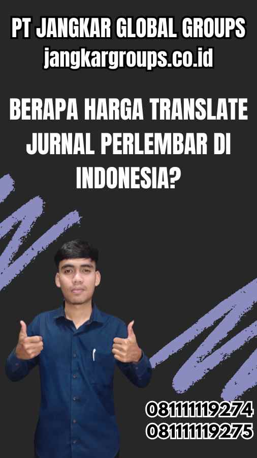 Berapa Harga Translate Jurnal Perlembar di Indonesia