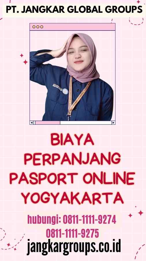 Biaya Perpanjang Pasport Online Yogyakarta