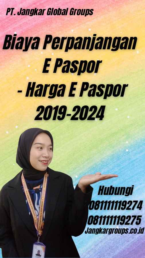 Biaya Perpanjangan E Paspor - Harga E Paspor 2019-2024