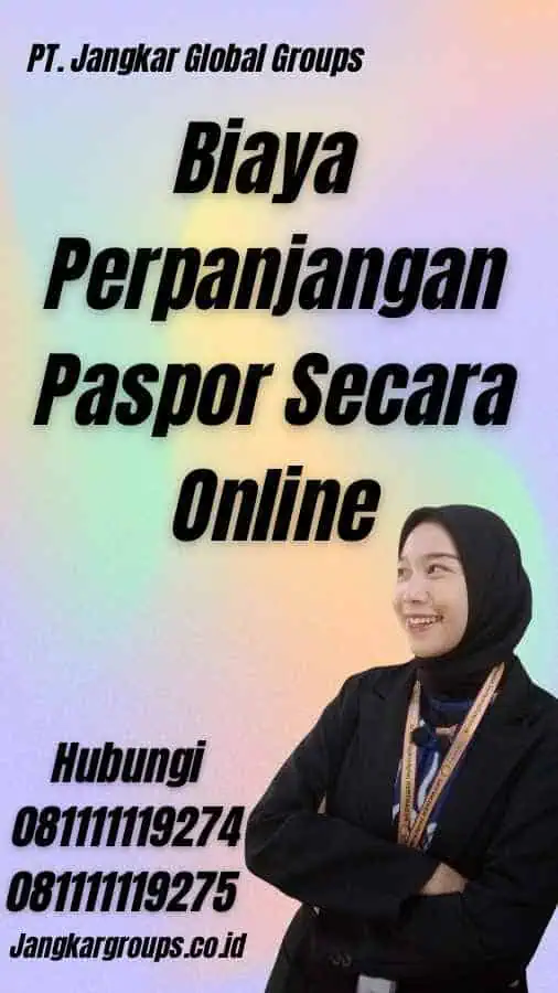 Biaya Perpanjangan Paspor Secara Online