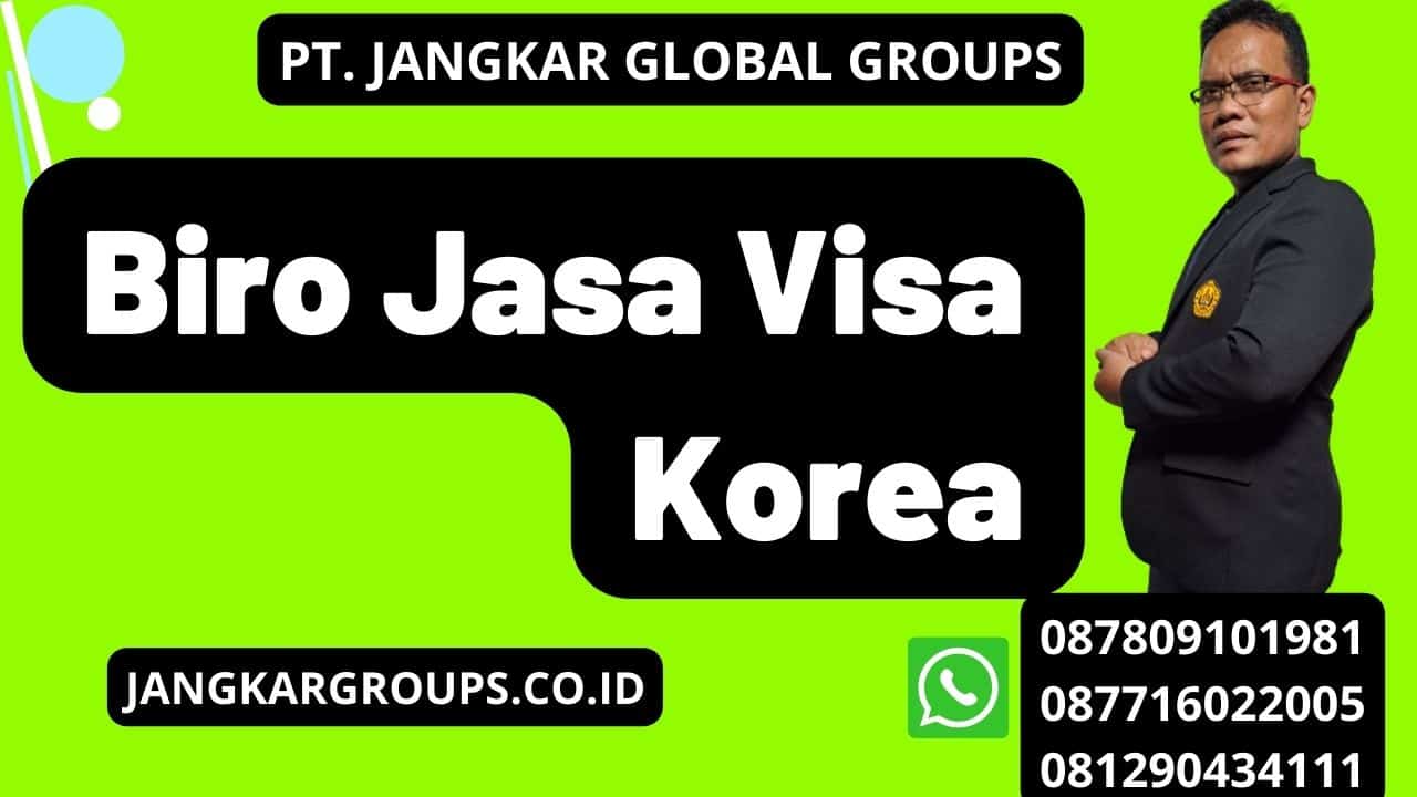 Biro Jasa Visa Korea