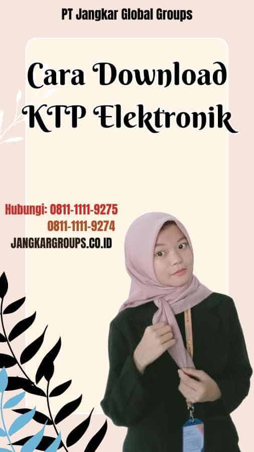 Cara Download KTP Elektronik