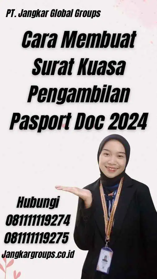 Cara Membuat Surat Kuasa Pengambilan Pasport Doc 2024