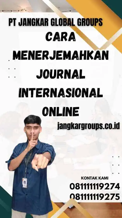 Cara Menerjemahkan Journal Internasional Online
