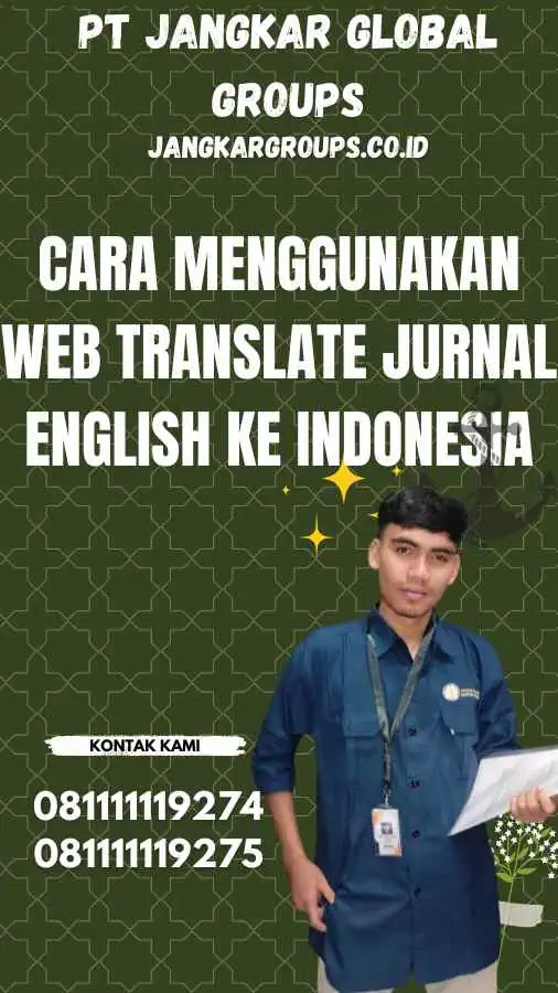 Cara Menggunakan Web Translate Jurnal English Ke Indonesia