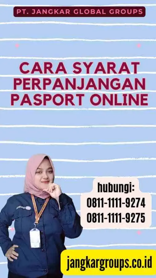 Cara Syarat Perpanjangan Pasport Online