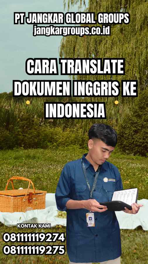 Cara Translate Dokumen Inggris Ke Indonesia