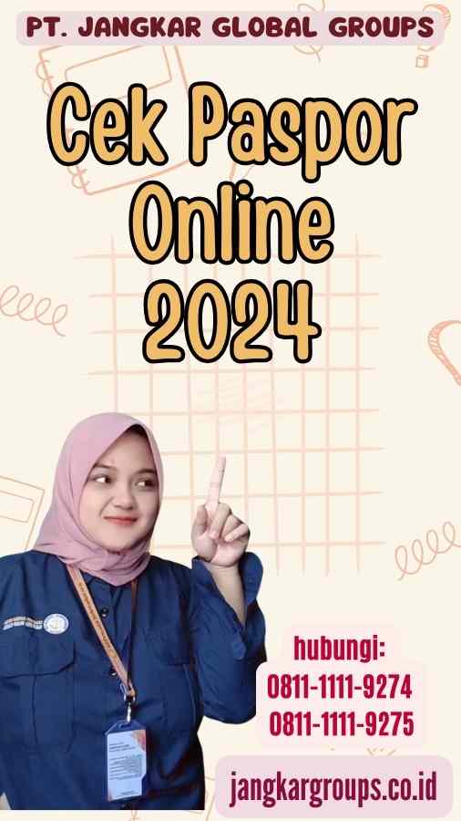 Cek Paspor Online 2024