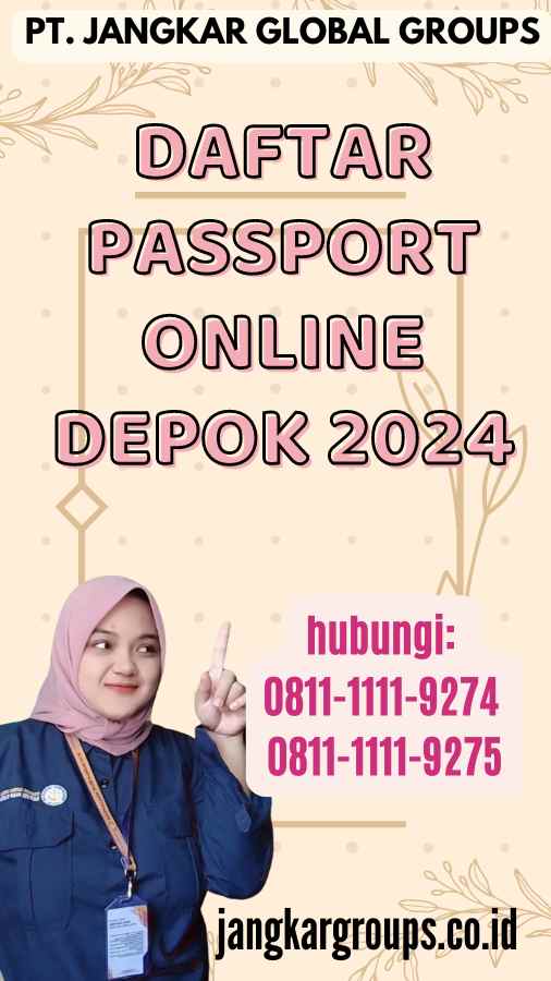 Daftar Passport Online Depok 2024