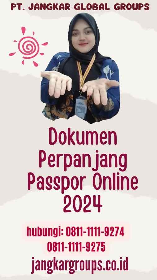 Dokumen Perpanjang Passpor Online 2024