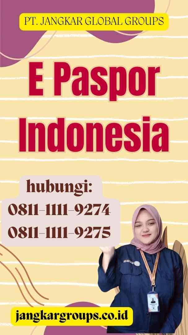 E Paspor Indonesia