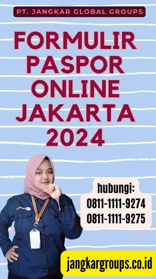 Formulir Paspor Online Jakarta 2024