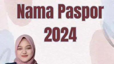 Formulir Penambahan Nama Paspor 2024