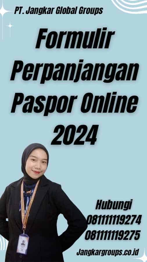 Formulir Perpanjangan Paspor Online 2024