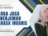 Harga Jasa Penerjemah Bahasa Inggris