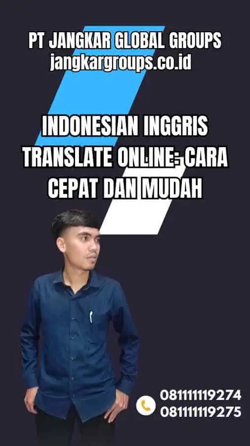 Indonesian Inggris Translate Online Cara Cepat dan Mudah