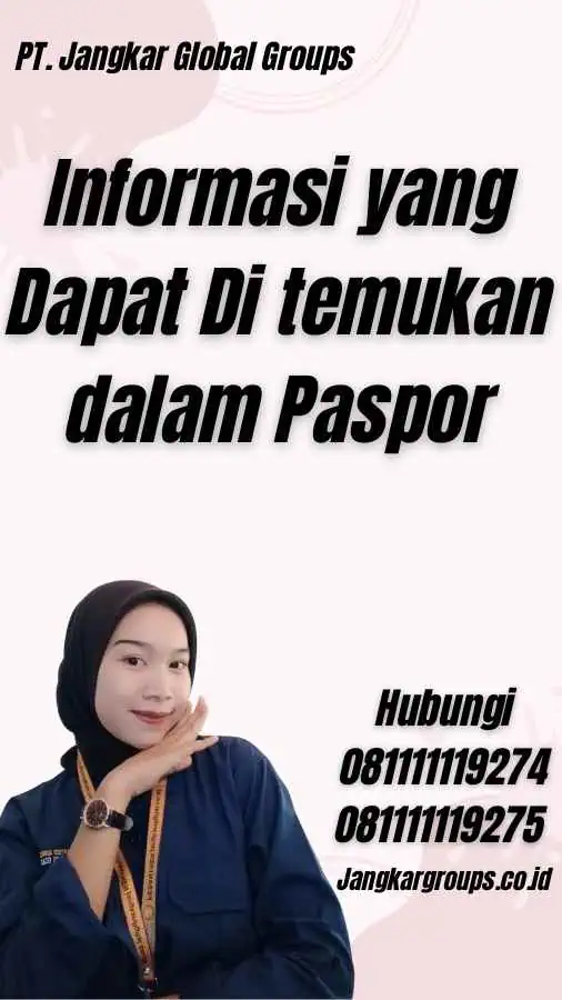 Informasi yang Dapat Di temukan dalam Paspor