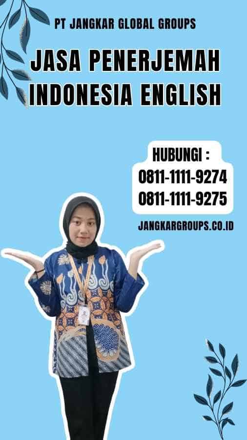 Jasa Penerjemah Indonesia English