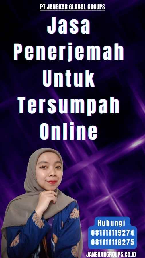 Jasa Penerjemah Untuk Tersumpah Online