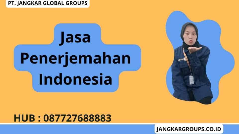 Jasa Penerjemahan Indonesia