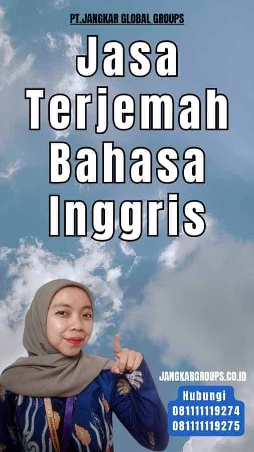 Jasa Terjemah Bahasa Inggris