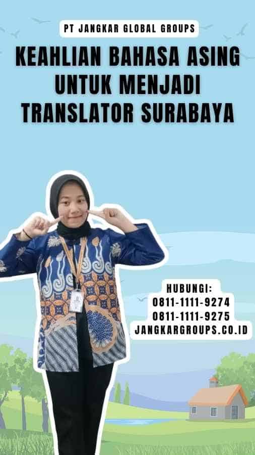 Keahlian Bahasa Asing untuk Menjadi Translator Surabaya