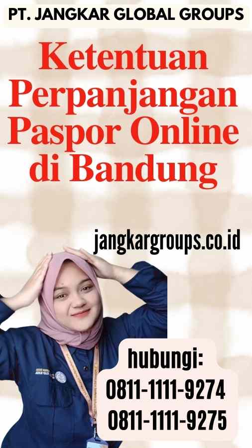Ketentuan Perpanjangan Paspor Online di Bandung