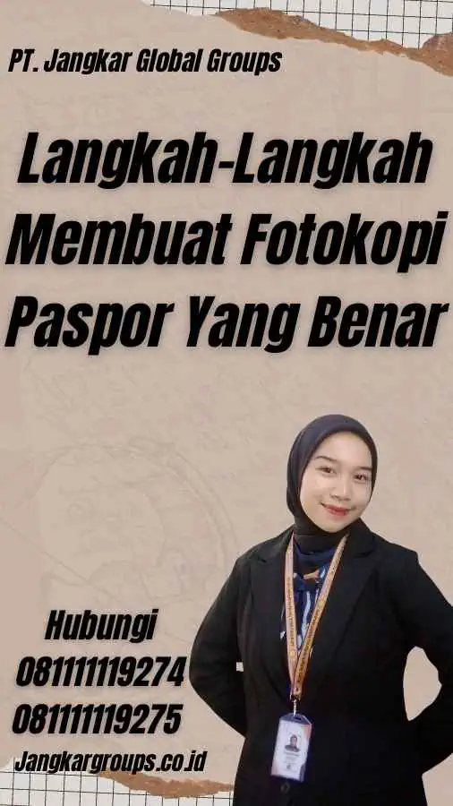 Langkah-Langkah Membuat Fotokopi Paspor Yang Benar