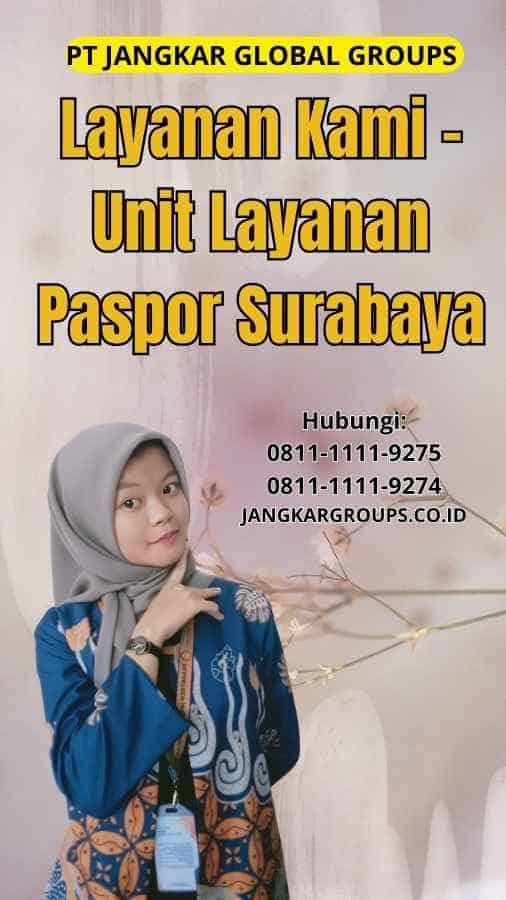Layanan Kami Unit Layanan Paspor Surabaya