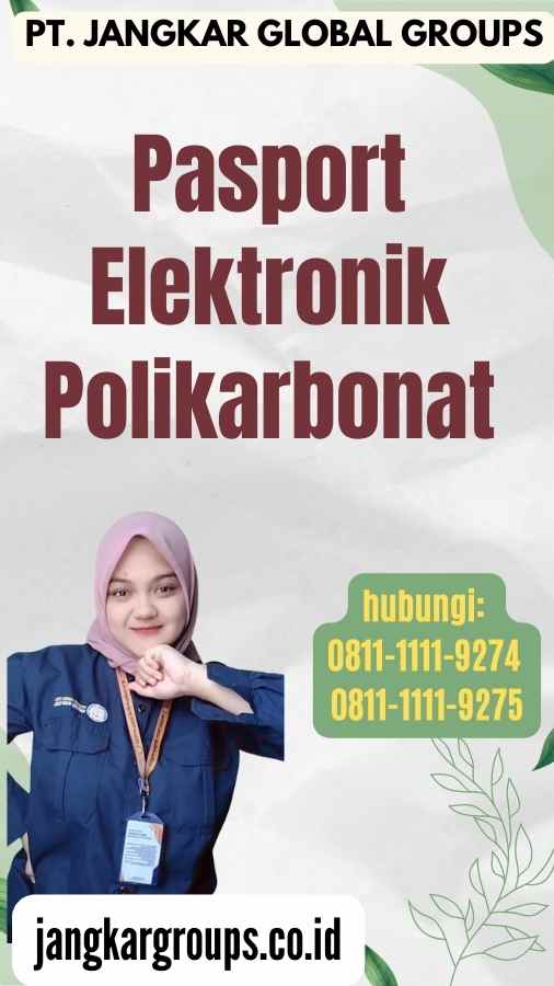 Pasport Elektronik Polikarbonat