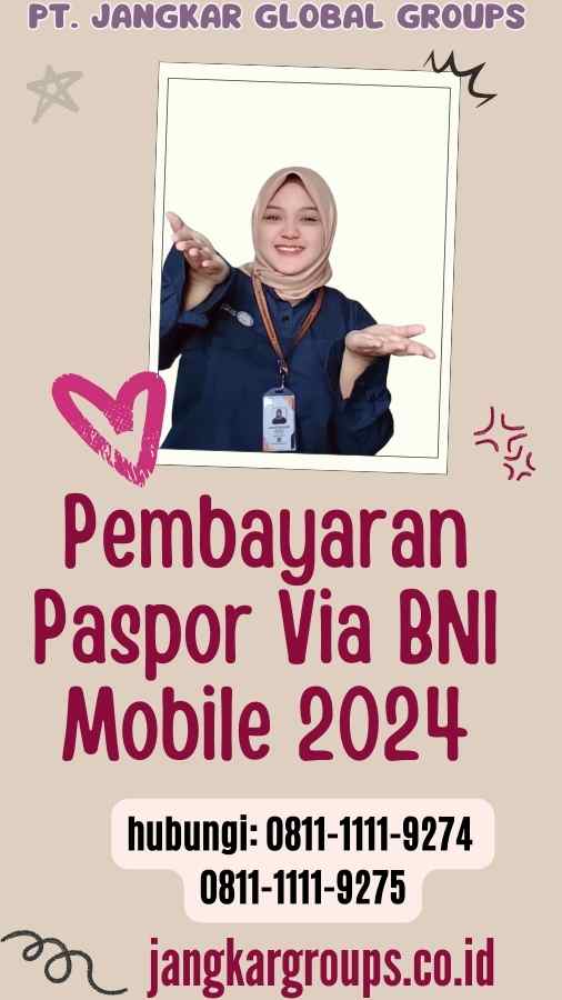 Pembayaran Paspor Via BNI Mobile 2024