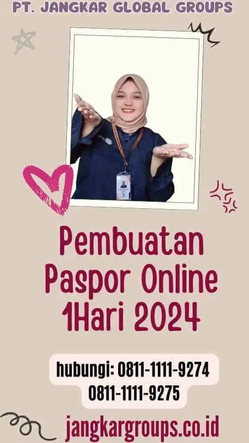 Pembuatan Paspor Online 1Hari 2024