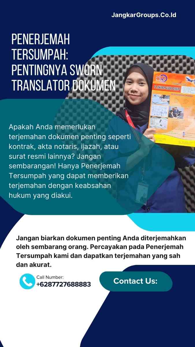 Penerjemah Tersumpah: Pentingnya Sworn Translator Dokumen