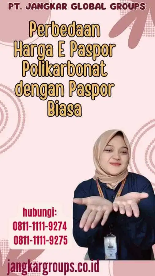 Perbedaan Harga E Paspor Polikarbonat dengan Paspor Biasa