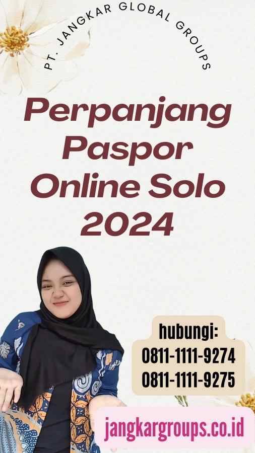 Perpanjang Paspor Online Solo 2024