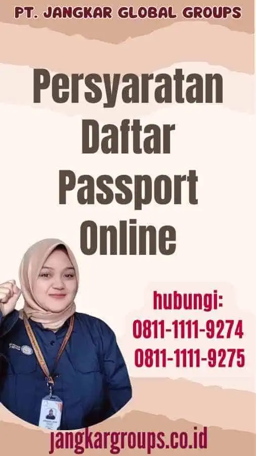 Persyaratan Daftar Passport Online