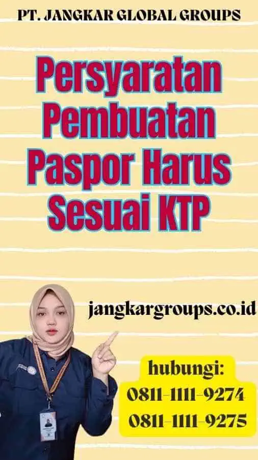 Persyaratan Pembuatan Paspor Harus Sesuai KTP