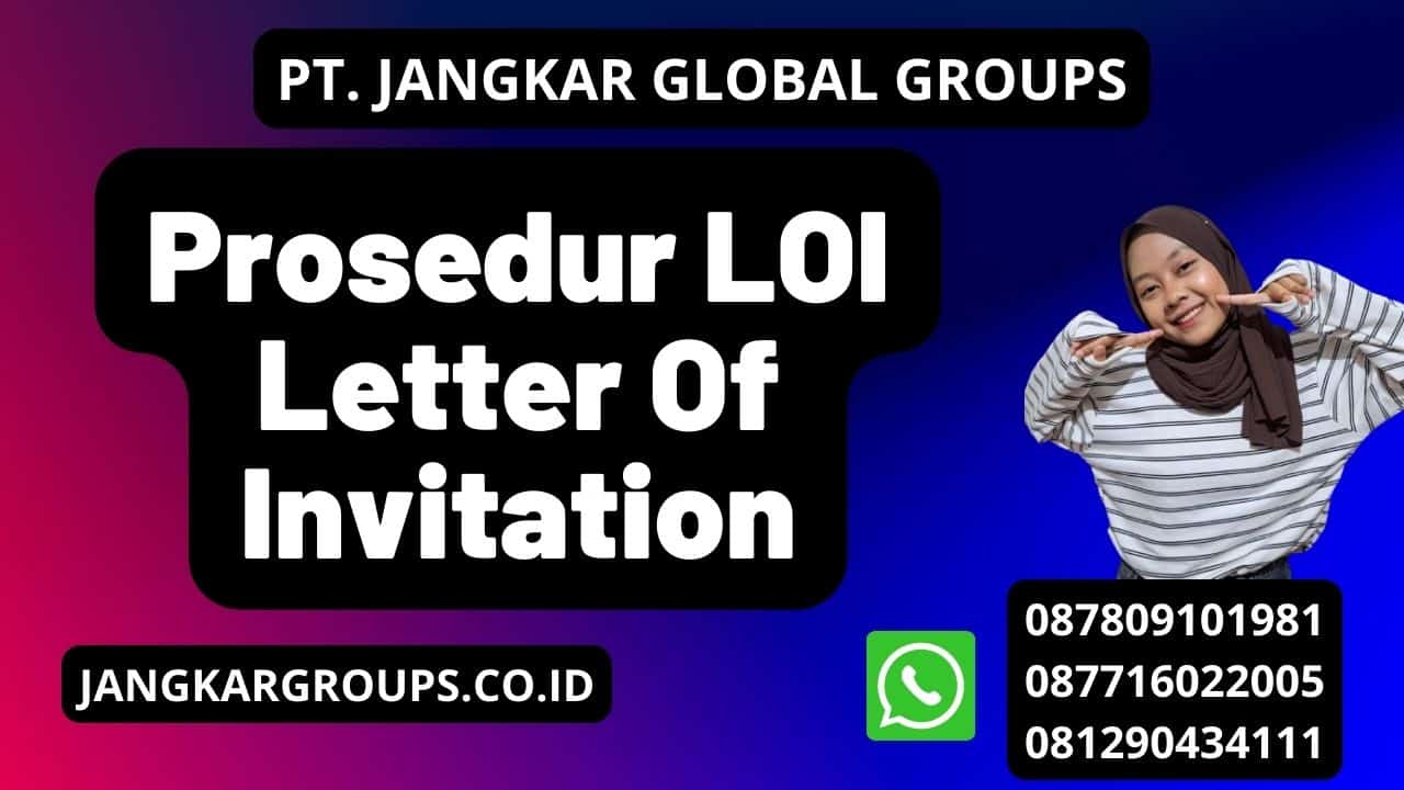 Prosedur LOI Letter Of Invitation
