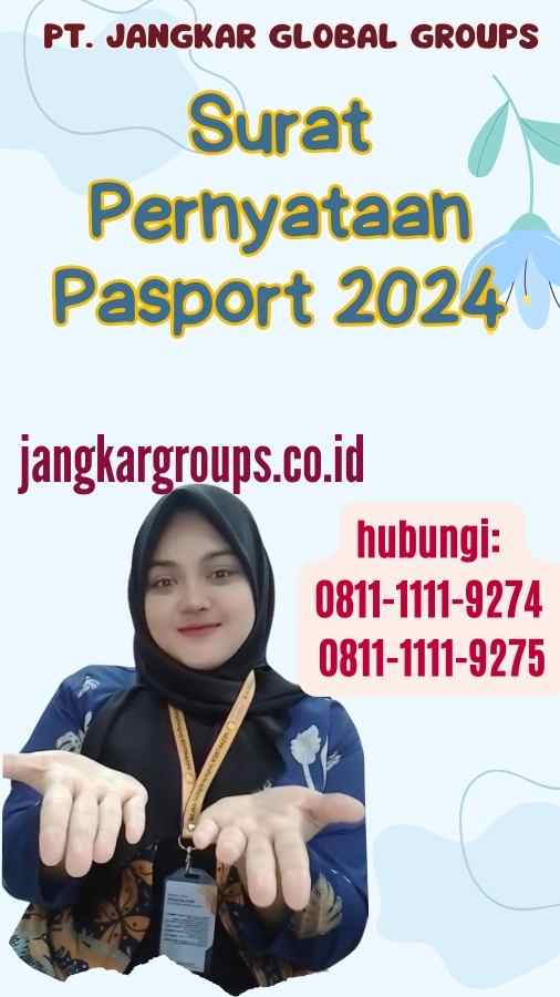 Surat Pernyataan Pasport 2024
