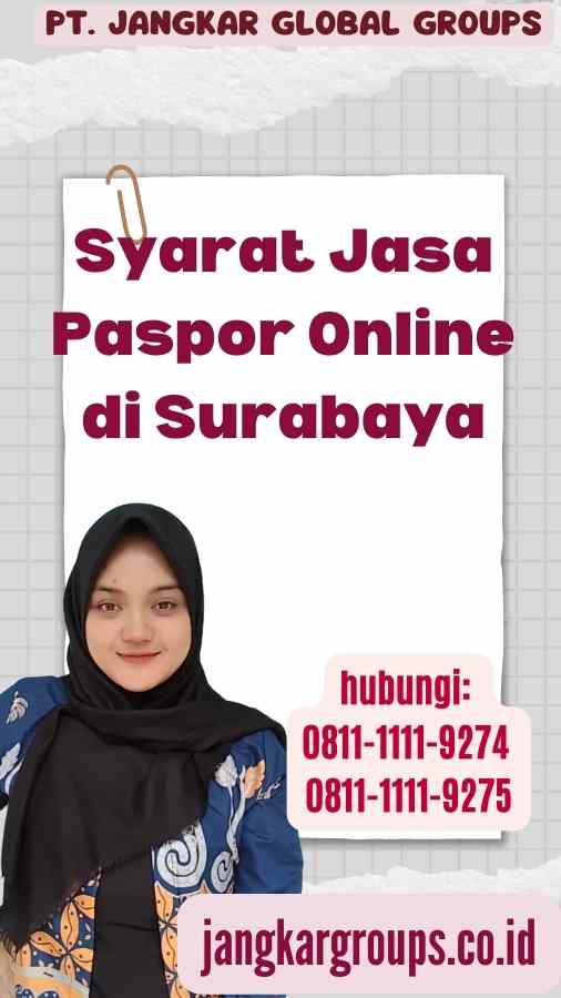Syarat Jasa Paspor Online di Surabaya